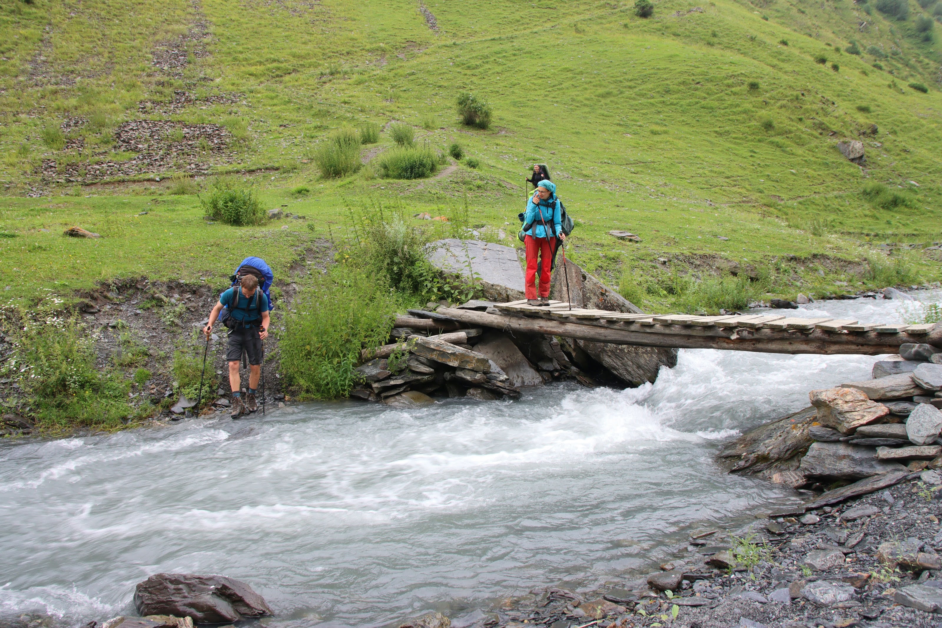 Máďa a Martin v řece